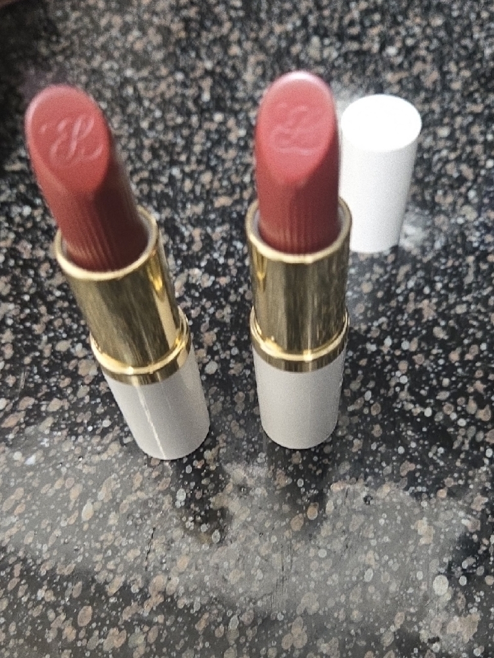 Estee Lauder Floral Blue & White Makeup Bag with Lipsticks and Skincare - Picture 5 of 7